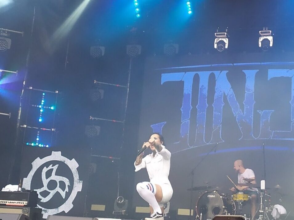Jinjer. The band Tatiana Shmayluk fronts is heavier than the viral clip